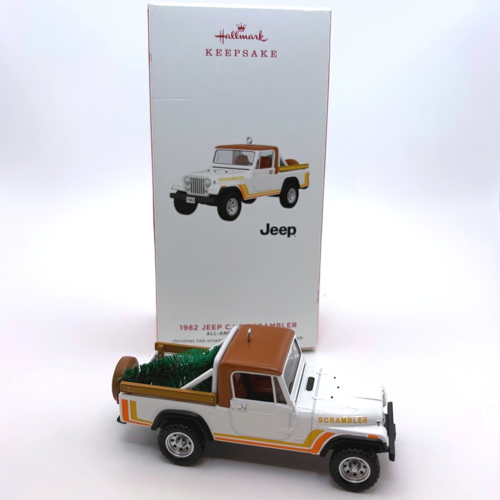 2019 Hallmark Keepsake 1982 Jeep CJ-8 Scrambler All-American Truck #25 NIB Metal
